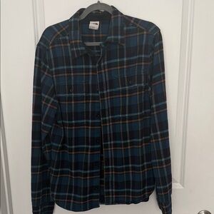 The North Face Blue Plaid Shirt